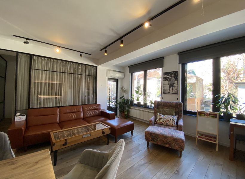 Comfortable bedroom at Apex Apartments Skopje with quality bedding and storage